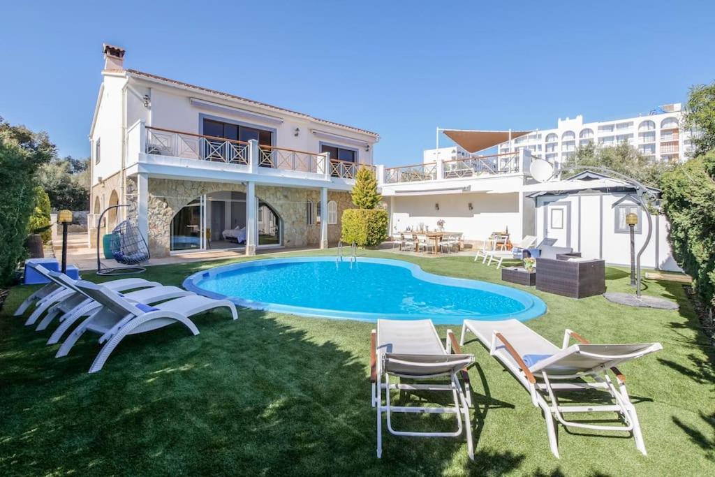 Moderne Villa, Pool+Meerblick,Schnelles Wifi,Klima Калас-де-Майорка Экстерьер фото